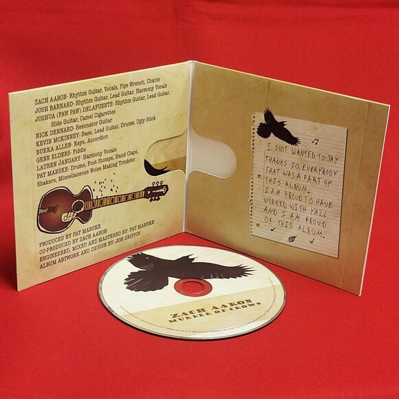 Zach Aaron Murder of Ecrows CD 2016 - Picture 6 of 9